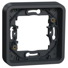Одномісна рамка Schneider Electric MUR34107 IP55 (чорний) Одномісна рамка Schneider Electric MUR34107 IP55 (чорний)