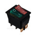 Перемикач TNSy KCD2-2101N G+R/B з підсвічуванням зелений+червоний (TNSy5500809)