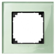 Рамка одинарна M-ELEGANCE glass зелена Merten, MTN404104