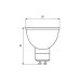 Світлодіодна лампочка Eurolamp LED-SMD-11103(P) ЕКО MR16 GU10 11W 3000K 990Lm IP20