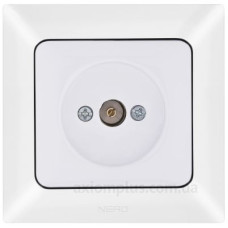 Прохідна TV розетка NE-AD ARAS 93-110-07 біла