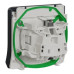 Розетка Schneider Electric MUR36134 із з/к та шторками IP55 (чорний)