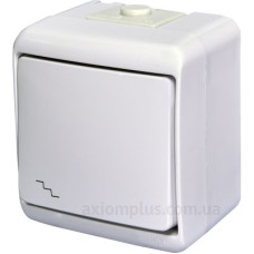 Вимикач прохідний Eti Hermetics VHE-3L IP54 з підсвічуванням білий (4668009)