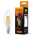 Світлодіодна філаментна лампа Videx Filament C37F E14 6Вт 3000K (VL-C37F-06143)