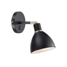 Бра, настінний світильник Nordlux 63191003 Ray E14 1x25W IP20 чорний Бра, настінний світильник Nordlux 63191003 Ray E14 1x25W IP20 чорний
