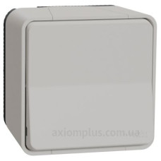 Накладний 1-клавішний вимикач Schneider Electric MUR39021 IP55 (білий)