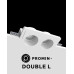 Точковий світильник Promin Double L GU10/G5.3 2x10W IP20 Wh