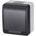 Розетка Elektro Plast 0324-7 Hermes 1 IP44 антрацит