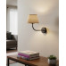 Бра, настінний світильник TK Lighting 4186 Chicago E27 1x15W IP20 чорний