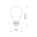 Світлодіодна лампочка Nowodvorski 10596 Bulb Vintage LED E27 1x6W 2200K 580Lm IP20