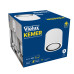 Cвітильник точковий накладний KEMER GX53 IP54 білий Violux ( 340037 )