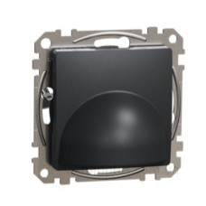 Накладка для виведення кабелю Schneider Electric Sedna Design & Elements чорна SDD114903