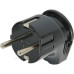 кутова вилка E.Next e.plug.angle.008.16 16А із заземленням чорна (s9100005)
