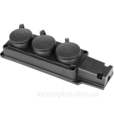 Каучукова потрійна колодка E.Next e.socket.rubber.029.3.16 16А із заземленням та захисною кришкою (s9100027) Каучукова потрійна колодка E.Next e.socket.rubber.029.3.16 16А із заземленням та захисною кришкою (s9100027)