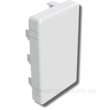 Заглушка 100x40 LAN, колір білий RAL9001 Заглушка 100x40 LAN, колір білий RAL9001