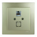 Розетка Nilson Touran золото комп'ютерна CAT5e RJ45 ( 24151044 )