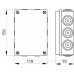 Розподільча коробка E.Next e.db.pro.150.110.70u (p016108)