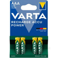 Акумуляторні батареї Varta ACCU AAA 800mAh (блістер 4шт)