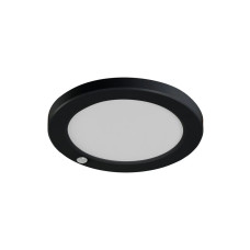 Світильник стельовий з датчиком руху Kanlux 24605 Erga LED 1x17W 3000K/4000K/6500K 1600Lm IP20 чорний