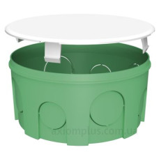 Монтажна коробка для суцільних стін Plank Electrotechnic BOXES MB103 (PLK6103500) типу МВ 100х50мм (салатова)