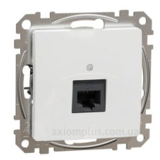 Комп'ютерна розетка Schneider Electric Sedna Design & Elements RJ45 кат. 5е UTP біла SDD111451