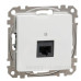 Комп'ютерна розетка Schneider Electric Sedna Design & Elements RJ45 кат. 5е UTP біла SDD111451