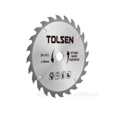 Пильний диск по дереву з ТВС напайками Tolsen (76431) 185х40Тх30мм