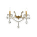 Бра, настінний світильник Ideal Lux 35659 Florian E14 2x40W IP20 золотий