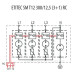 Обмежувач перенапруги ETI 002440550 ETITEC SM T12 300/12.5 (3+1 4p TT TN-S)
