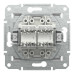Розетка Schneider Asfora біла комп'ютерна RJ45 Cat.5E 2-на ( EPH4470121 )