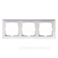 Тримісна рамка ABB Basic 55 2513-94-507 (альпійський білий)