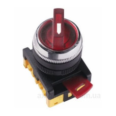 Перемикач IEK BSW10-ANCLR-3-K06 АNСLR-22-3 на 3 положення IO-II 1з+1р зелений