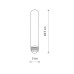 Світлодіодна лампочка Nowodvorski 10595 Bulb Vintage LED E27 1x6W 2200K 450Lm IP20