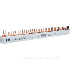 Шина живлення ETI IZ 16/L1NL2NL3N/54 16мм² 3P+N Fork 54 модулів 1м (2921217)
