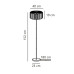 Торшер Nordlux 2612284003 Vivienne E27 1x15W IP20 чорний