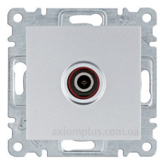 ТВ розетка Hager WL3212 Lumina (срібляста)