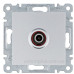 ТВ розетка Hager WL3212 Lumina (срібляста) ТВ розетка Hager WL3212 Lumina (срібляста)