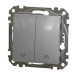 Вимикач для жалюзі Schneider Electric Sedna Design & Elements алюміній SDD113104 Вимикач для жалюзі Schneider Electric Sedna Design & Elements алюміній SDD113104
