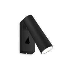 Бра, настінний світильник Ideal Lux 281001 Pipe LED 1x7W 3000K 670Lm IP20 чорний