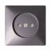 Панель розетки E.Next e.lux.12211L.pn.anthracite антрацит (ins0040036)