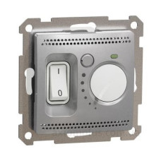 Термостат теплої підлоги Schneider Electric Sedna Design алюміній SDD113507 Термостат теплої підлоги Schneider Electric Sedna Design алюміній SDD113507