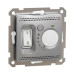 Термостат теплої підлоги Schneider Electric Sedna Design алюміній SDD113507