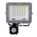 Прожектор LED Violux CARBON-S 20W 5000K 2000lm IP65 з датчиком ( 400212 )
