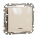 Вимикач Schneider Electric Sedna Design & Elements з підсвіткою бежевий SDD112101L
