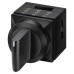 Трипозиційний перемикач Schrack MSK010305R 2х50° з фіксацією (чорний)