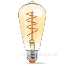 Димерна філаментна лампа Videx Filament ST64FASD E27 5Вт 2200K (VL-ST64FASD-05272) бронза