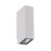 Вуличний світильник Goldlux 319982 Orlean LED 2x2.5W 4000K 430Lm IP54 білий