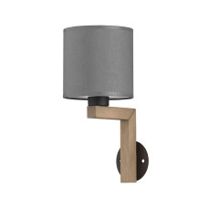Бра, настінний світильник TK Lighting 4221 Troy E27 1x15W IP20 сірий