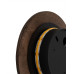Бра, настінний світильник Nowodvorski 10280 Ring Wood LED S 1x7W 3000K 60Lm IP20 золотий