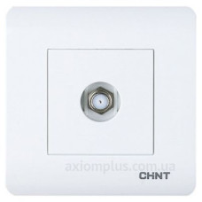 Розетка ТV-SAT Chint NEW3 біла (715393)